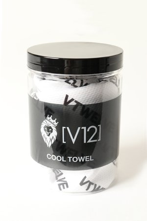画像1: V12 ヴィ・トゥエルヴ VET COOL TOWEL　冷感 タオル{V122211-AC26-WHT-BBS}