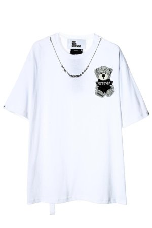 画像1: MOD WAVE MOVEMENT モッドウェイブムーブメント TEDDY T-SHIRT{-BES}