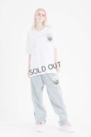 画像3: {SOLD}MOD WAVE MOVEMENT モッドウェイブムーブメント TEDDY T-SHIRT{-BES}{E-}