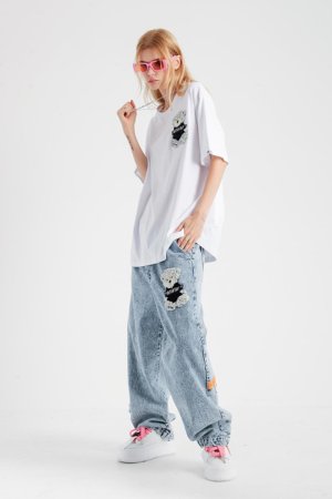 画像4: {お取り寄せ}MOD WAVE MOVEMENT モッドウェイブムーブメント TEDDY T-SHIRT{-BES}{E-}