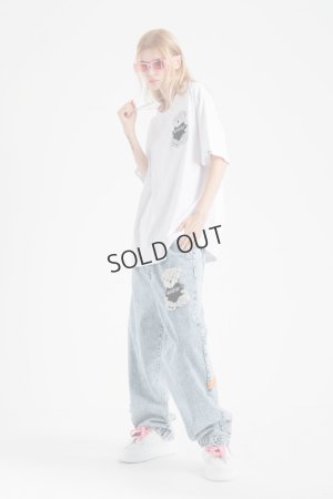 画像4: {SOLD}MOD WAVE MOVEMENT モッドウェイブムーブメント TEDDY T-SHIRT{-BES}{E-}