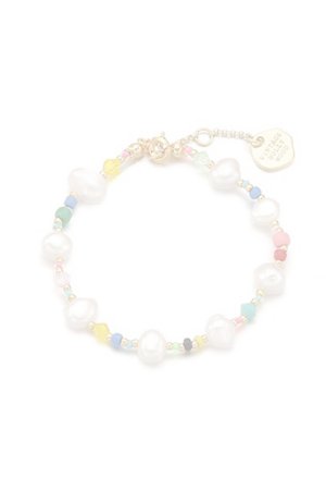 画像1:   VINTAGE HOLLYWOOD ビンテージハリウッド PEARL AND CRYSTAL BEADS BRACELET{-BCA}