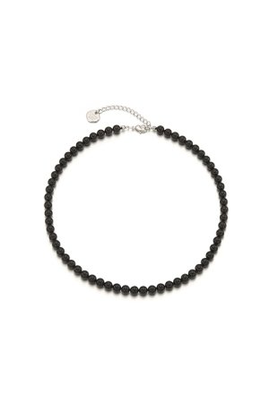 画像1: VINTAGE HOLLYWOOD ビンテージハリウッド Black Pearl Necklace{-BCA}