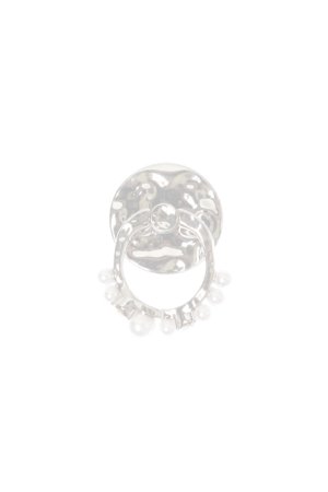 画像1:  {SOLD} VINTAGE HOLLYWOOD ビンテージハリウッド Pearl wave Ring Phone Grip{-BCA}