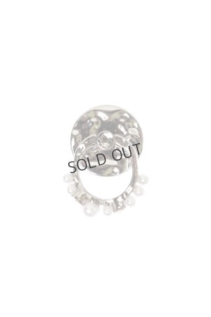 画像1: {SOLD}VINTAGE HOLLYWOOD ビンテージハリウッド Pearl wave Ring Phone Grip{-BCA}