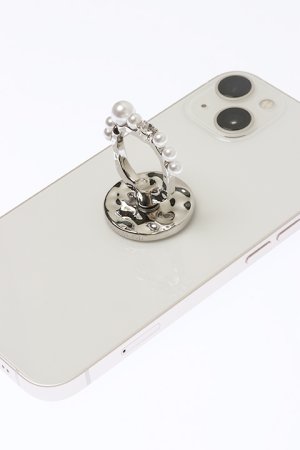 画像4: VINTAGE HOLLYWOOD ビンテージハリウッド Pearl wave Ring Phone Grip{-BCA}