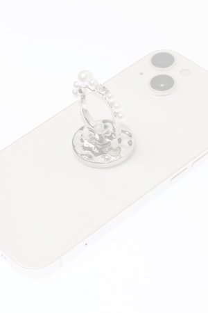画像4:  {SOLD} VINTAGE HOLLYWOOD ビンテージハリウッド Pearl wave Ring Phone Grip{-BCA}