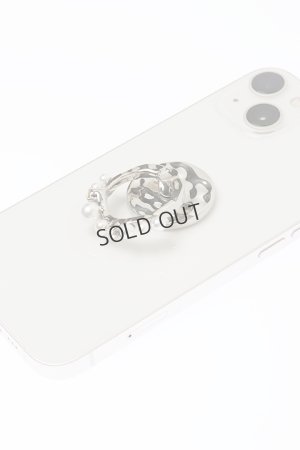 画像5: {SOLD}VINTAGE HOLLYWOOD ビンテージハリウッド Pearl wave Ring Phone Grip{-BCA}