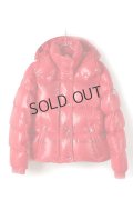 {SOLD}VALENTINO×MONCLER ヴァレンティノ×モンクレール モンクレール Vロゴ ラッカーナイロン ダウンジャケット（レディース）{SB3CN01B4AB-IU7-AIA}