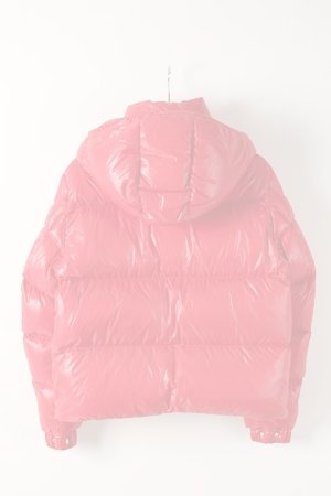画像2:   VALENTINO×MONCLER ヴァレンティノ×モンクレール モンクレール Vロゴ ラッカーナイロン ダウンジャケット（レディース） {SB3CN01B4AB-IU7-AIA}  :VL-1908-01-38 