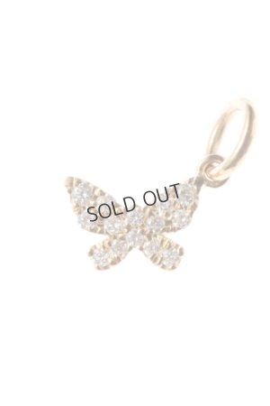 画像1: {SOLD}VIVIAN COUTURE ヴィヴィアンクチュール バタフライパヴェチャーム{HO0096010700K18-ABS}
