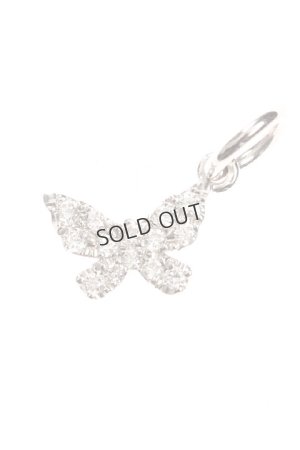 画像1: {SOLD}VIVIAN COUTURE ヴィヴィアンクチュール バタフライパヴェチャーム{HO0096010700WG-ABS}
