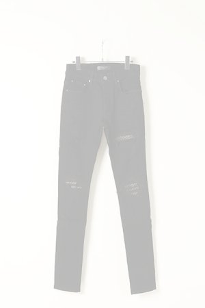 画像1:   AMIRI アミリ Qullted Leather Jean Animation {-BJA}  :W0M01750SD-BLK 