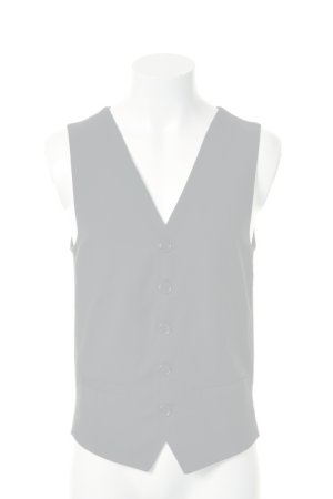 画像1:   KRIS VAN ASSCHE クリスヴァンアッシュ WAISTCOAT W/ KNITTED BACK{112WA640-4128-999-}