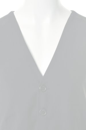 画像4:   KRIS VAN ASSCHE クリスヴァンアッシュ WAISTCOAT W/ KNITTED BACK{112WA640-4128-999-}
