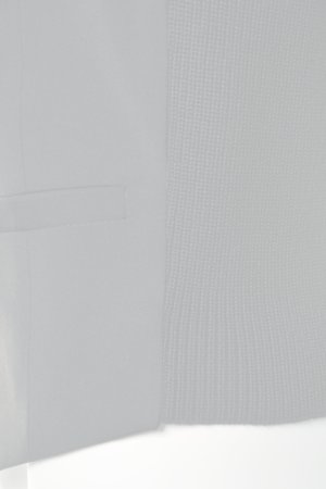画像5:   KRIS VAN ASSCHE クリスヴァンアッシュ WAISTCOAT W/ KNITTED BACK{112WA640-4128-999-}