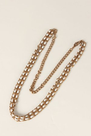 画像1: ▽ 60%OFF アウトレットセール8,580円→3,432円▽ Silver & Leather Loop-Chain{-}