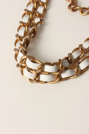 画像2: ▽ 60%OFF アウトレットセール8,580円→3,432円▽ Silver & Leather Loop-Chain{-}