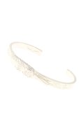   Taro Washimi タロウ ワシミ 鷲見太郎 K18 M arabesque design 5mm bangle/feather/flower metal {-BJA}  :WT-202010-05-F 