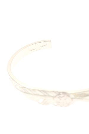画像3:   Taro Washimi タロウ ワシミ 鷲見太郎 K18 M arabesque design 5mm bangle/feather/flower metal {-BJA}  :WT-202010-05-F 