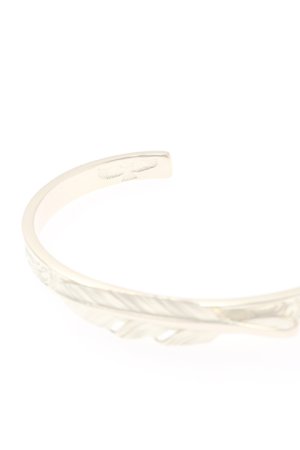画像3:  {SOLD} Taro Washimi タロウ ワシミ 鷲見太郎 K18 M arabesque design 5mm bangle/feather {-BJA}  :WT-202010-06-F 