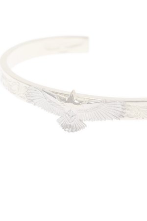 画像3:   Taro Washimi タロウ ワシミ 鷲見太郎 K18 M arabesque design 5mm bangle/eagle/diamond {-BJA}  :WT-202010-08-F 