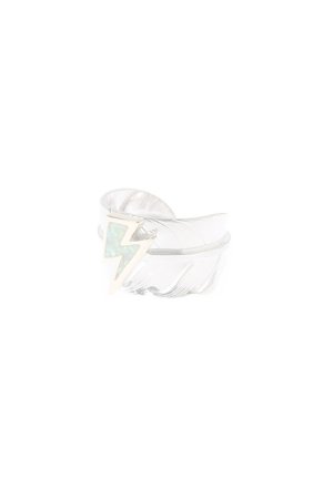 画像2:   Taro Washimi タロウ ワシミ 鷲見太郎 L feather ring / big thunder  {-BJA}  :WT-202011-01-F 