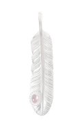   Taro Washimi タロウ ワシミ 鷲見太郎 L old feather/pink tourmaline/pendant {-BJA}  :WT-202011-03-F 