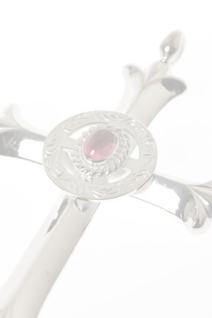 画像3:  {SOLD} Taro Washimi タロウ ワシミ 鷲見太郎 cross pendant / 唐草 medicine wheel / pink tourmaline  {-BJA}  :WT-202011-04-F 