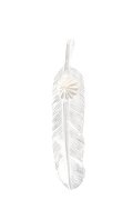   Taro Washimi タロウ ワシミ 鷲見太郎 M feather01 / K18 concho pendant {-BJA}  :WT-202011-11-F 
