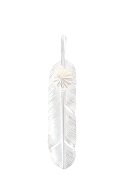   Taro Washimi タロウ ワシミ 鷲見太郎 M feather02 / K18 concho pendant {-BJA}  :WT-202011-12-F 