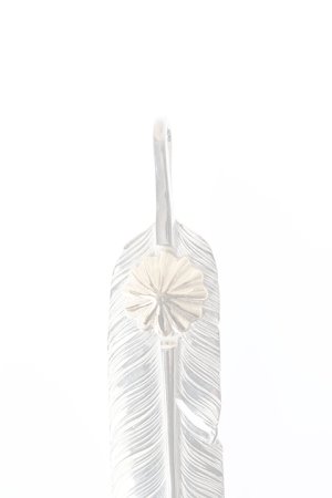 画像2:  {SOLD} Taro Washimi タロウ ワシミ 鷲見太郎 M feather02 / K18 concho pendant {-BJA}  :WT-202011-12-F 