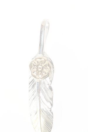 画像2:   Taro Washimi タロウ ワシミ 鷲見太郎 S feather K18 top01 / S K18 flower metal pendant {-BJA}  :WT-202011-17-F 