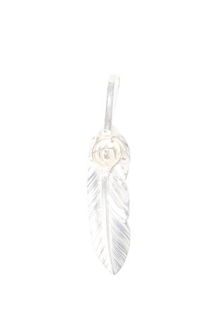 画像1:  {SOLD} Taro Washimi タロウ ワシミ 鷲見太郎 S feather01 / arabesque K18 eagle pendant {-BJA}  :WT-202011-19-F 