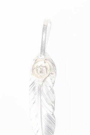 画像2:  {SOLD} Taro Washimi タロウ ワシミ 鷲見太郎 S feather01 / arabesque K18 eagle pendant {-BJA}  :WT-202011-19-F 