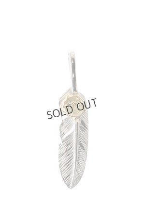 画像1: {SOLD}Taro Washimi タロウ ワシミ 鷲見太郎 S feather02 / arabesque K18 eagle pendant{-BJA}