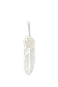   Taro Washimi タロウ ワシミ 鷲見太郎 S feather02 / S K18 flower metal pendant {-BJA}  :WT-202011-22-F 