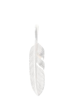 画像4:  {SOLD} Taro Washimi タロウ ワシミ 鷲見太郎 S feather02 / S K18 flower metal pendant {-BJA}  :WT-202011-22-F 