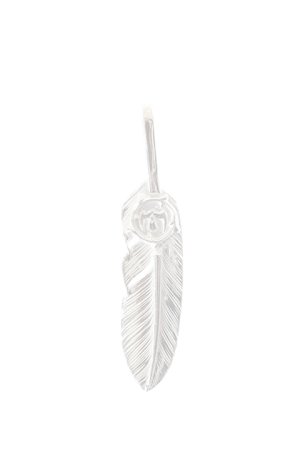 画像1:  {SOLD} Taro Washimi タロウ ワシミ 鷲見太郎 S feather02 / arabesque eagle / SILVER / pendant {-BJA}  :WT-202011-24-F 