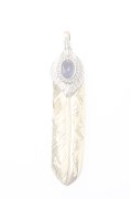   Taro Washimi タロウ ワシミ 鷲見太郎 L K18 arabesque flight feather02 / TANZANITE / pendant {-BJA}  :WT-202011-38-F 