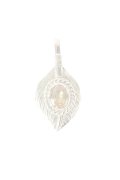   Taro Washimi タロウ ワシミ 鷲見太郎 L K18 flight heart feather 02  / YELLOW SAPPHIRE {-BJA}  :WT-202012-28-F 