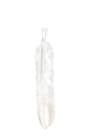 画像1:  {SOLD} Taro Washimi タロウ ワシミ 鷲見太郎 M flight feather K18 top 01 {-BAS}  :WT-202103-06-F 