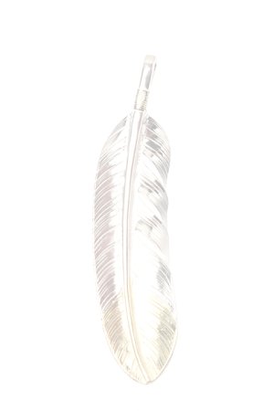 画像2:   Taro Washimi タロウ ワシミ 鷲見太郎 L feather K18 top 02 {-BAA}  :WT-202112-18-F 