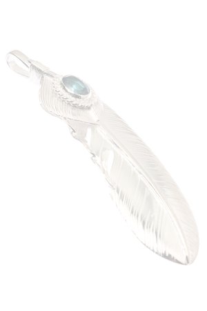 画像3:   Taro Washimi タロウ ワシミ 鷲見太郎 L feather 02/L heart feather 02/rainbow topaz 6×8/6×8 cup {-BAA}  :WT-202112-20-F 