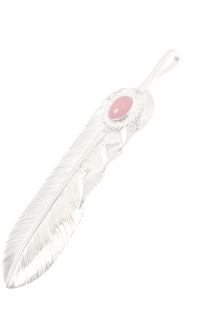 画像3:   Taro Washimi タロウ ワシミ 鷲見太郎 L old feather 01/珊瑚 6×8/6×8 cup {-BAA}  :WT-202112-21-F 