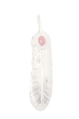 画像1:   Taro Washimi タロウ ワシミ 鷲見太郎 L old feather 02/珊瑚 6×8/6×8 cup {-BAA}  :WT-202112-22-F 