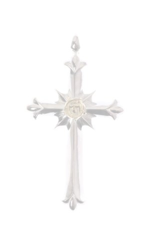 画像1:   Taro Washimi タロウ ワシミ 鷲見太郎 new cross pendant/arabesque K18 eagle metal {-BAA}  :WT-202112-23-F 