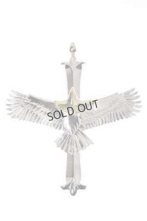 画像1: {SOLD}Taro Washimi タロウ ワシミ 鷲見太郎 cross pendant/eagle eg-02{-BAA}