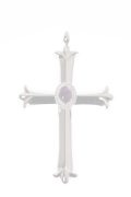   Taro Washimi タロウ ワシミ 鷲見太郎 cross pendant/amethyst 6×8/6×8 cup {-BAA}  :WT-202112-25-F 