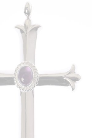 画像2:   Taro Washimi タロウ ワシミ 鷲見太郎 cross pendant/amethyst 6×8/6×8 cup {-BAA}  :WT-202112-25-F 